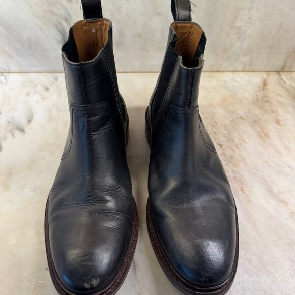 Cole Haan Chelsea Boots Black Leather Size 10.5 - Picture 2 of 4